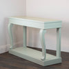 Scroll Sage 130cm Console Table picture from the side with beautifully scrolled legs