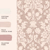 Laura Ashley Semington Silhouette Wallpaper Plaster Pink perfect fit with these paint colors