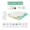 Serenity Sleep G06 Plush Velvet double mattress with a luxurious velvet finish.