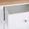 Contemporary medium-sized sideboard in white.
