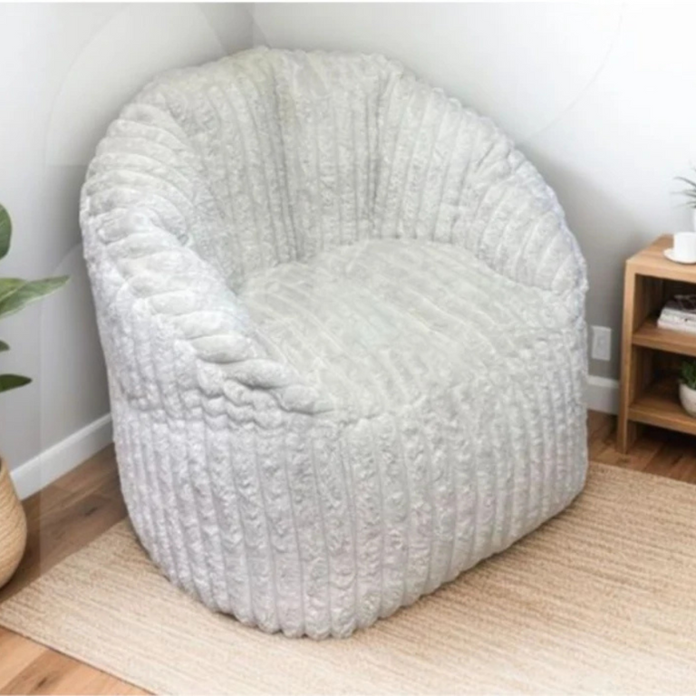 Snug Milano Cord Bean Bag Chair Beige