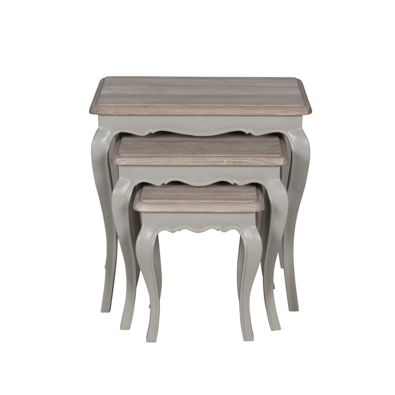 Sofia Nest Of Tables Hardwick Rustic Brown