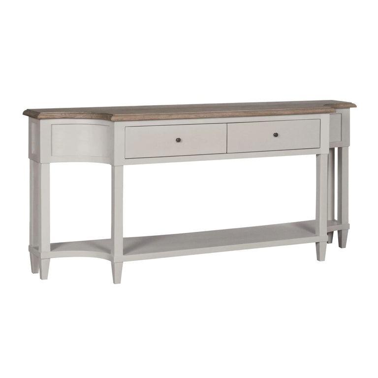 Sofia Sofa Table Large Hardwick Rustic Brown