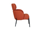 Comfortable Solas accent chair with boucle fabric
