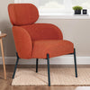 Solas rust accent chair adding style to your space
