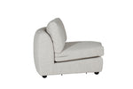 Luxurious Spencer Curved Wedge Natural in Stylish Grey
