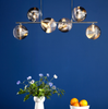 Polished Chrome Spiral Pendant for Stylish Ceiling Lighting