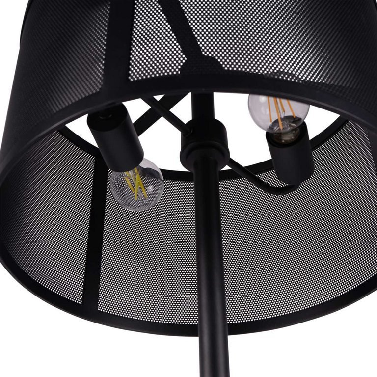 Storm Mesh Black Floor Lamp