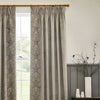 Strawberry Thief Floral Velvet Curtains Biscuit life style top view photos
