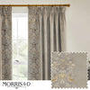 Strawberry Thief Floral Velvet Curtains Biscuit life style photos with pattern design example.