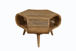 Surya Large Tri Table close view front picture
