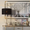 Contemporary design complements any decor.