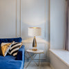 Efficient lighting fixture for bedside or desk use.