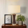 Efficient lighting fixture for bedside or desk use.