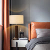 Efficient lighting fixture for bedside or desk use.