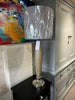 Taupe Pearl Glass Table Lamp life style picture