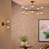 Takara 10 Light Semi-Flush Black and Bronze life style picture