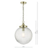 Tamara pendant with adjustable height