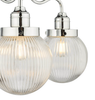 Polished chrome semi flush fitting for elegant ceiling decor - Tamara Semi Flush Chrome