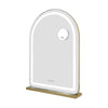 Gold mirror Tara Lane Hollywood arch vanity mirror