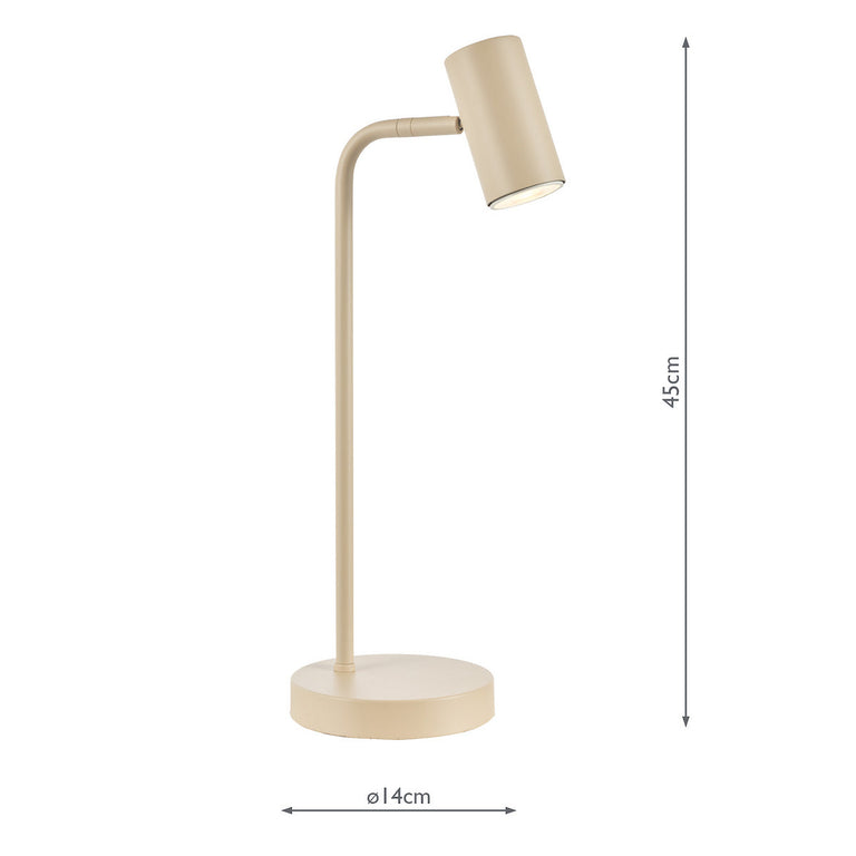 Thierry Desk Lamp Matt Taupe - Modern Lighting Collection for Desk