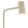 Thierry Floor Lamp Matt Taupe close view picture of adjustable head