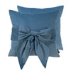 Malini Tiedup Blue Cushion picture of front and reverse views together
