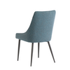 Stylish kitchen chairs with curved backrests for extra comfort.
