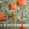 Burnt Orange Table Lamp - Toledo Adds Elegance to Your Space.