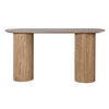 Travertine Pillar Console on the solid legs