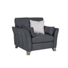 Chic Grey Armchair by Triestine.