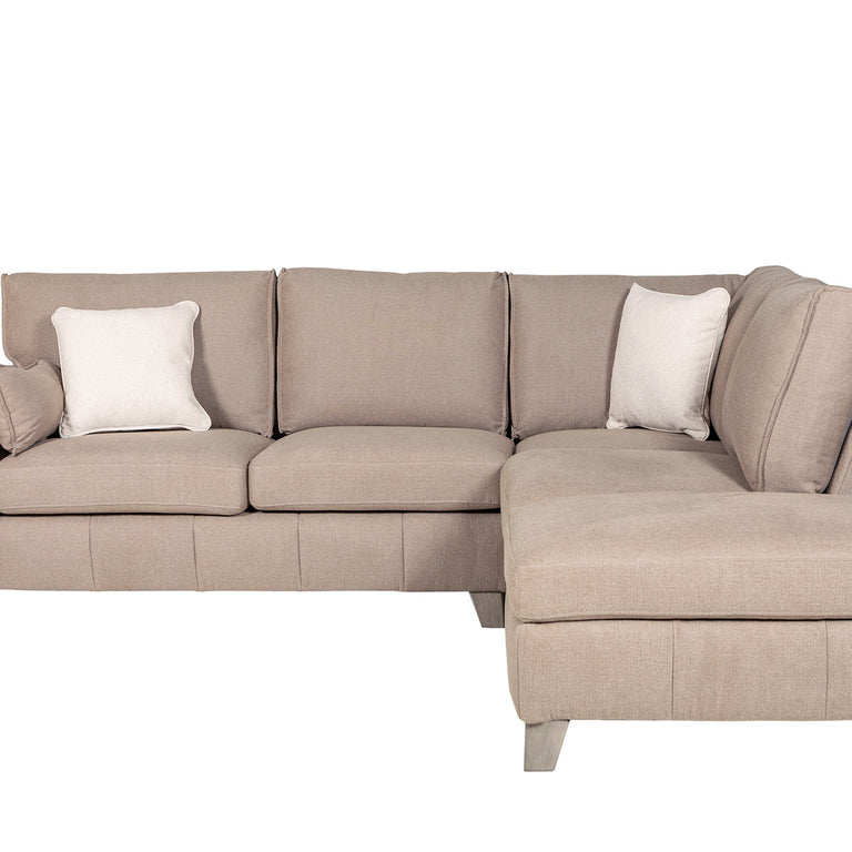 Triestine Corner Sofa Biscuit RHF