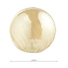 Mix & Match Twisted Style Amber Glass G9 10cm diameter