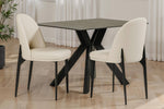 Valent Dining Chair Leather Taupe life style picture