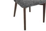 Valley Dining Chair Dark Grey close view picture of the chair legs