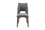 Valley Dining Chair Dark Grey front view picture