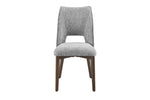 Valley Dining Chair Light Grey front view picture