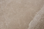 Vanosa Lamp Table Brown close view picture of sinter stone brown top