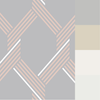Stylish home decor with Graham & Brown Vector Rose Gold Wallpaper.