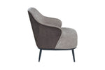 Velar Accent Chair Brown side view picture
