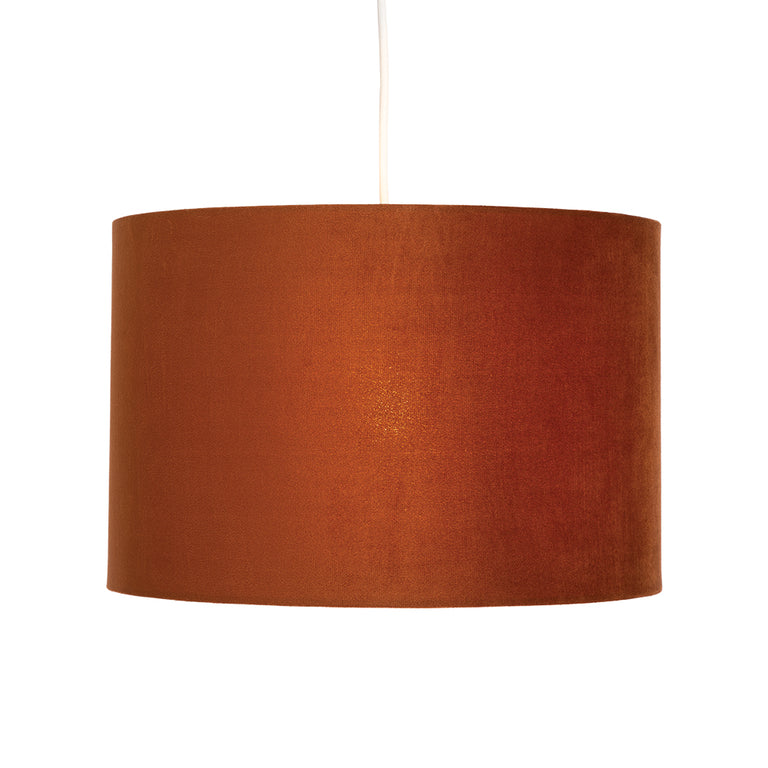 Velvet Drum Shade
