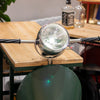 Vespa Scooter Bar Green close view picture of the table top