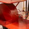 Vespa Scooter Bar Red close view picture of the bar design