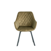 Stylish upholstered dining chairs - Vesper Swivel Dining Chair Green
