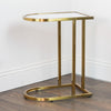 Luxury marble table on sofa with modern design
