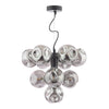 Vine 10 Light Pendant Satin Black in a great modern design