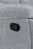 Weston 2 Seater Sofa Recliner Grey  close view picture of the handle for manual reclining