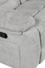 Wilbur 2 Seater Sofa Recliner Grey close view picture of the armrest