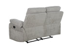 Wilbur 2 Seater Sofa Recliner Grey picture from the back
