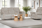 Wilbur 3 Seater Sofa Recliner Latte life style picture